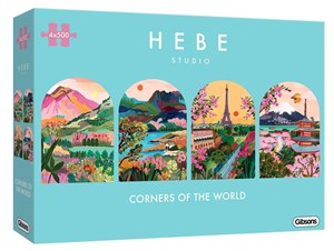 Picture of Puzzle 4x500 Cztery strony świata