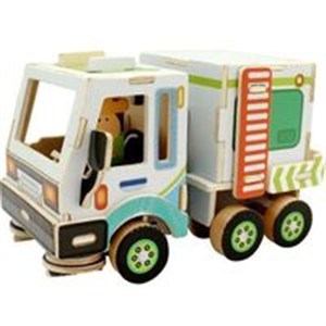 Picture of Puzzle drewniane Auto do czyszczenia