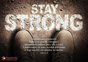 Obrazek Kartka 26 z wersetem Moi kochani przyjaciele