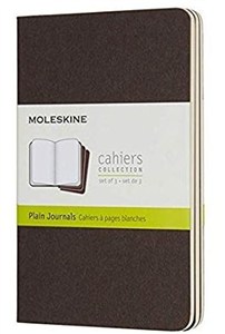 Obrazek Zestaw 3 zeszytów Cahier Journals 9x14 gładki