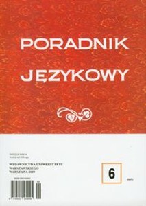 Obrazek Poradnik językowy 6/2009