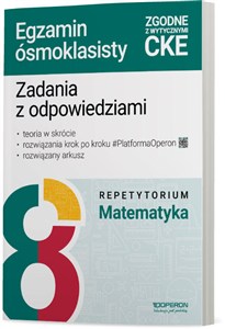 Picture of Zadania z odpowiedziami Egzamin ósmoklasisty Matematyka Repetytorium