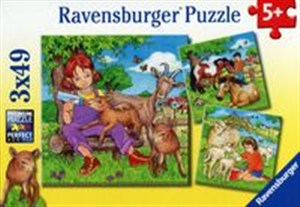 Obrazek Puzzle Moje ulubione zwierzęta 3x49