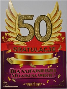 Picture of Karnet Urodziny 50 damskie