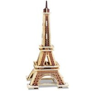Obrazek Puzzle 3D Drewniana Wieża Eiffla