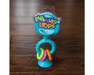 Obrazek Bobo przyssawka gryzak niebieski