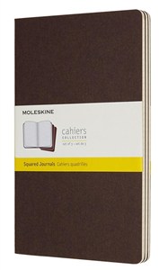 Obrazek Zestaw 3 zeszytów Cahier Journals 13x21 kratka