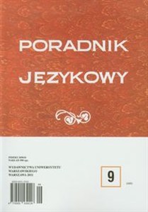 Picture of Poradnik językowy 9/2011