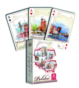 Obrazek Polska Akwarele talia 55 listków