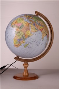 Obrazek Globus 320 polityczno fizyczny podświetlany dr