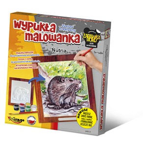 Obrazek Wypukła malowanka futrzaki nutria 64013