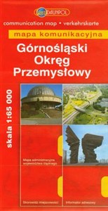 Obrazek Górnośląski Okręg Przemysłowy mapa komunikacyjna 1: 65 000
