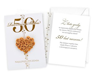 Obrazek Karnet rocznica ślubu