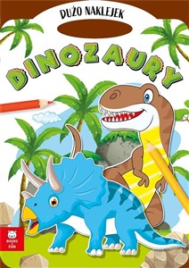 Obrazek Teczka Dinozaury z podwójnymi naklejkami
