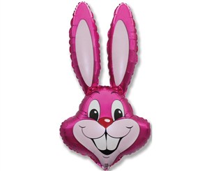 Picture of Balon foliowy Rabbit różowy 90x58cm