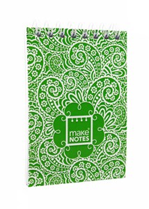 Picture of Paisley one Kołonotes gładki A7 zielony