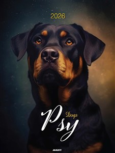 Picture of Kalendarz 2026 ścienny Mały Psy KSM-3