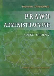 Obrazek Prawo administracyjne część ogólna