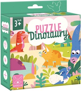 Obrazek Puzzle Dinozaury 3+