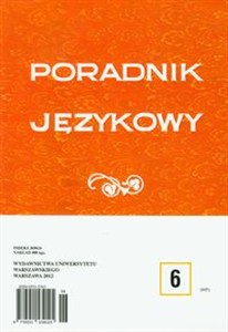 Picture of Poradnik językowy 6/2012