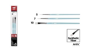 Obrazek Pędzle syntetyczne 3szt