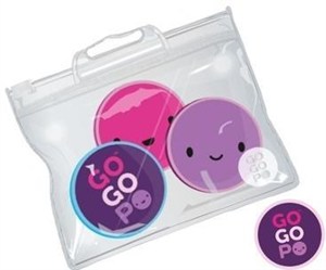 Obrazek GoGoPo Gumki do mazania okrągłe 3 sztuki