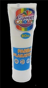 Picture of Farba plakatowa w tubie biała 30ml