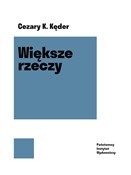 Większe rz... - Konrad C. Kęder - Ksiegarnia w UK