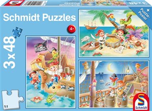 Obrazek Puzzle 3x48 Załoga piracka G3