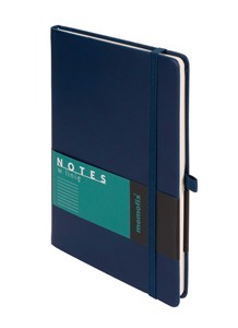 Picture of Memofix A5 notes linia granatowy