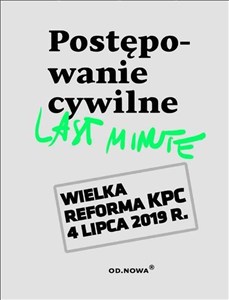 Obrazek Postępowanie cywilne Last minute 2019