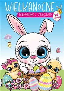 Obrazek Wielkanocne kolorowanie z zajączkiem