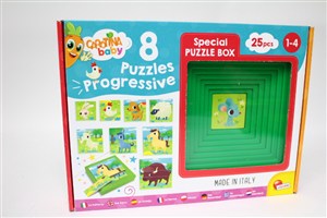 Obrazek Carotina Baby Puzzle Progresywne 8 Farma