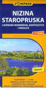 Obrazek Nizina Staropruska mapa turystyczna Lidzbark Warmiński, Bartoszyce i okolice