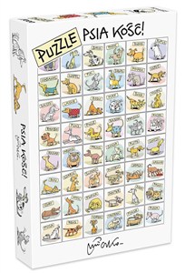 Obrazek Puzzle 1000 Psia kość!