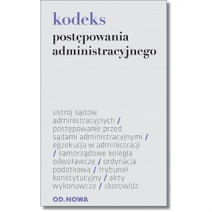 Obrazek Kodeks postępowania administracyjnego