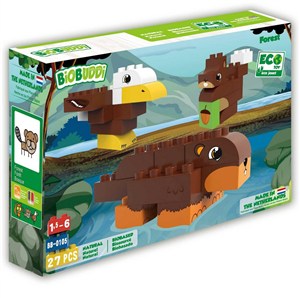 Picture of Klocki ekologiczne - Zwierzęta leśne