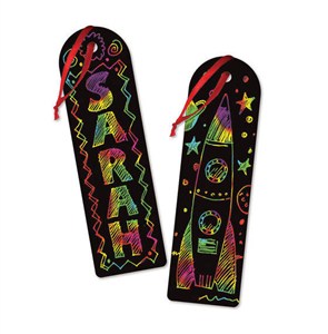 Obrazek Zakładki-zdrapywanki Scratch Art Party Pack