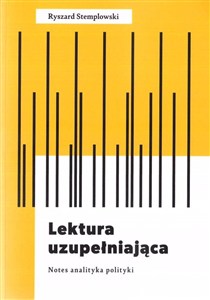 Obrazek Lektura uzupełniająca. Notes analityka polityki