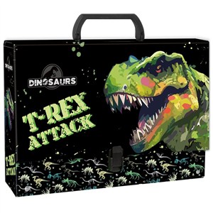 Obrazek Teczka z rączką gruba Dinozaur TRGDN20