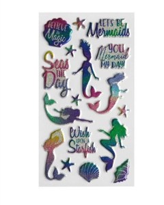 Obrazek Naklejki syreny 17 szt.