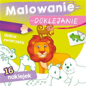Obrazek Dzikie zwierzęta. Malowanie-doklejanie