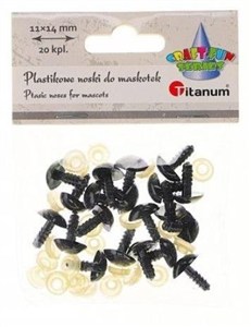 Picture of Nosy do maskotek plastikowe trójkątne 20szt