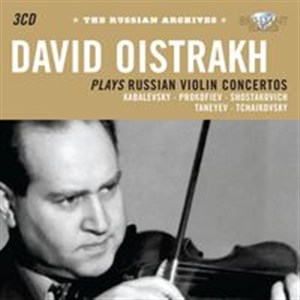Obrazek David Oistrakh plays Russian Violin Concertos Kabalevsky - Prokofiew - Shostakovich - Taneyev - Tchaikovsky