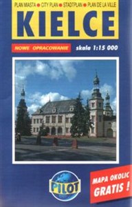 Obrazek Kielce Plan miasta w skali 1:15 000