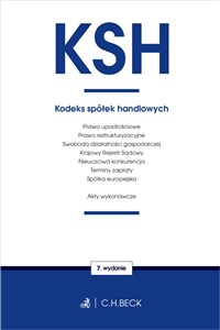 Picture of Kodeks spółek handlowych oraz ustawy towarzyszące