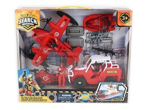 Picture of Zestaw ratunkowy - pojazdy, figurki