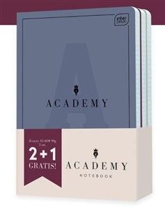 Picture of Zeszyt A5/60K kratka Academy 3szt