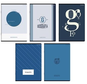 Picture of Zeszyt A5/60K kratka Geografia (10szt) TOP2000