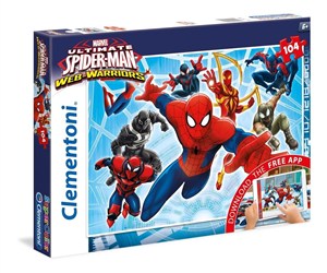 Obrazek Puzzle z aplikacją  SpiderMan 104 el.